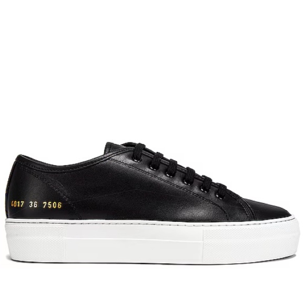 Common Projects Tournament Low Platform Black/Whi… - image 1